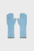 Blue and contrast grey trim long gloves_2
