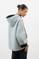 Blue grey and navy wool blend hooded coat_3