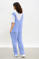 Blue houndtooth jumpsuit_2