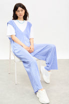 Blue houndtooth jumpsuit_5