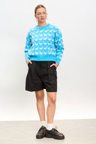 Blue intarsia duck jumper_5