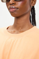 Bright orange tie waist sleeveless tee_3