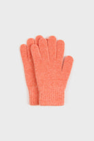 Bright orange wool blend gloves_2