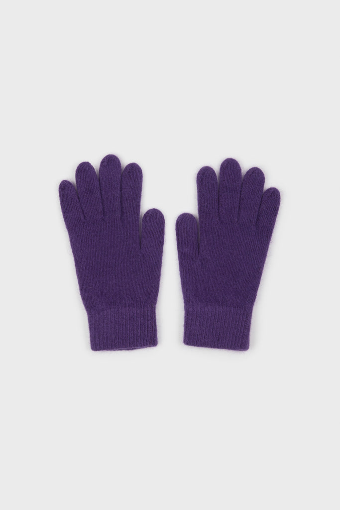 Bright purple mohair gloves_1