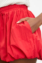 Bright red balloon shorts_3