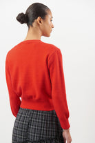 Bright red embroidered rain cloud cardigan_2