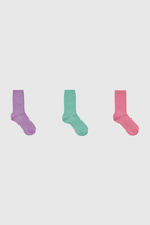 Modal blend ribbed socks - Set of 3_1
