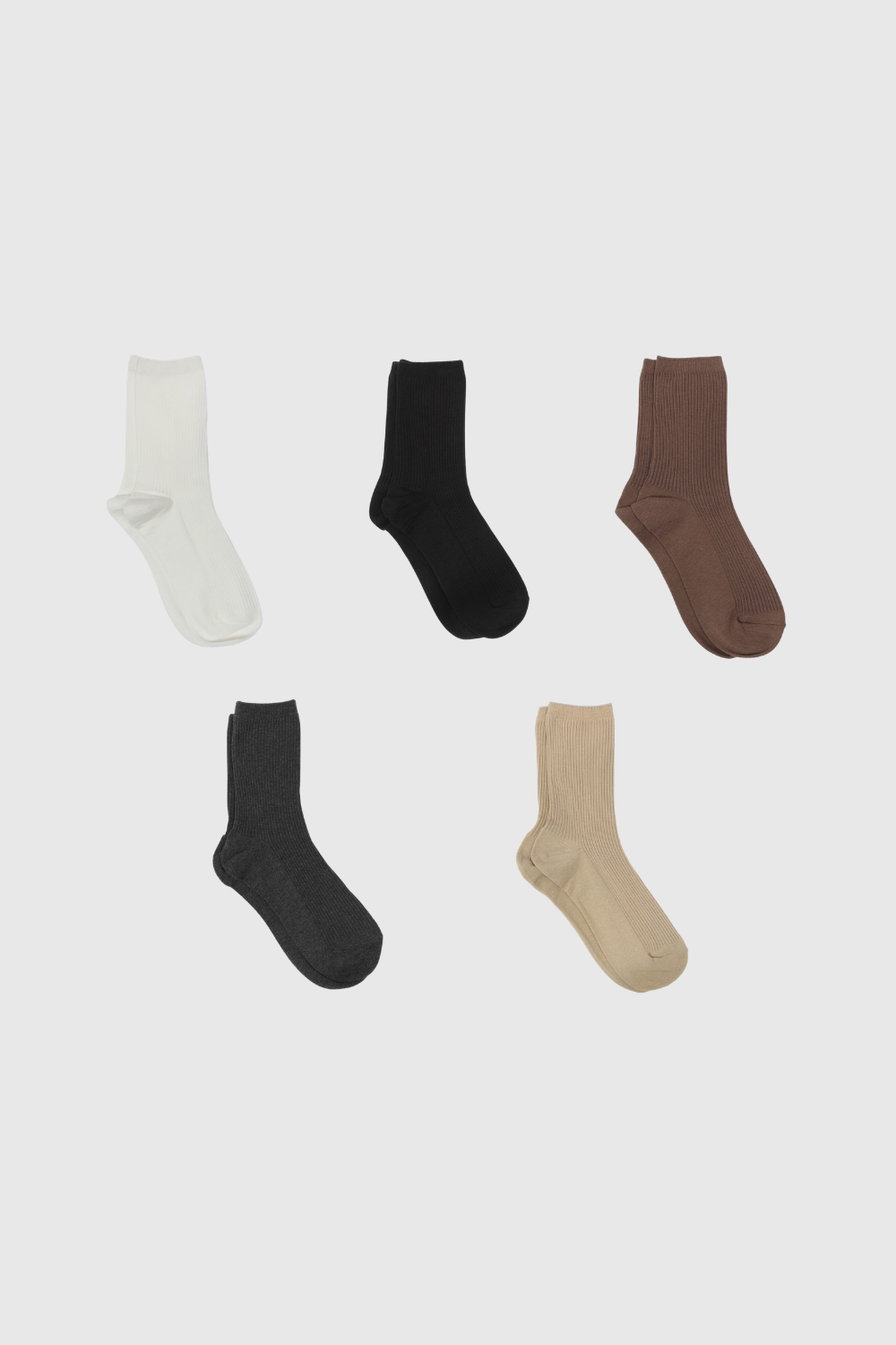 Classic ribbed socks - Set of 5