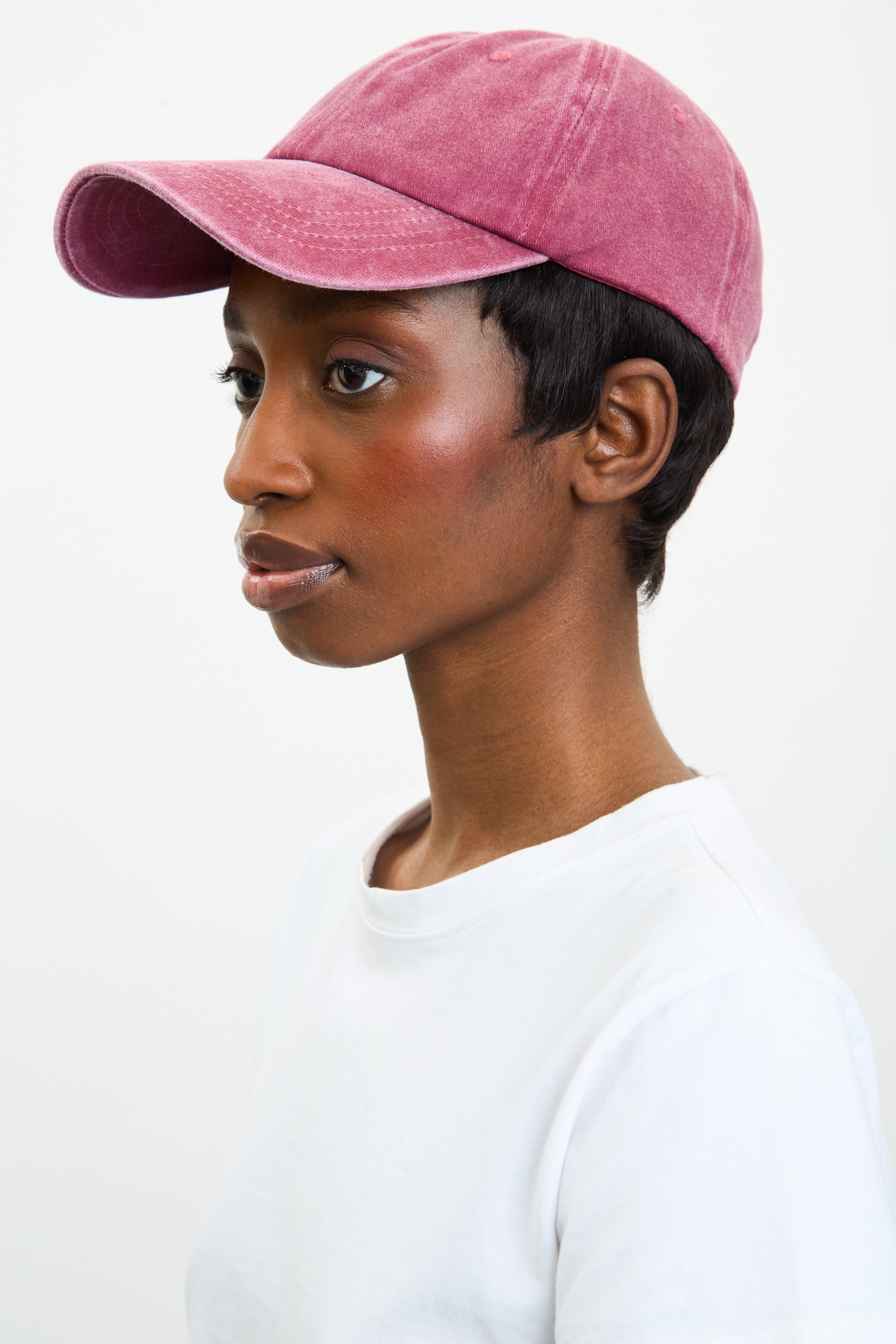 Burgundy stone washed baseball cap_6