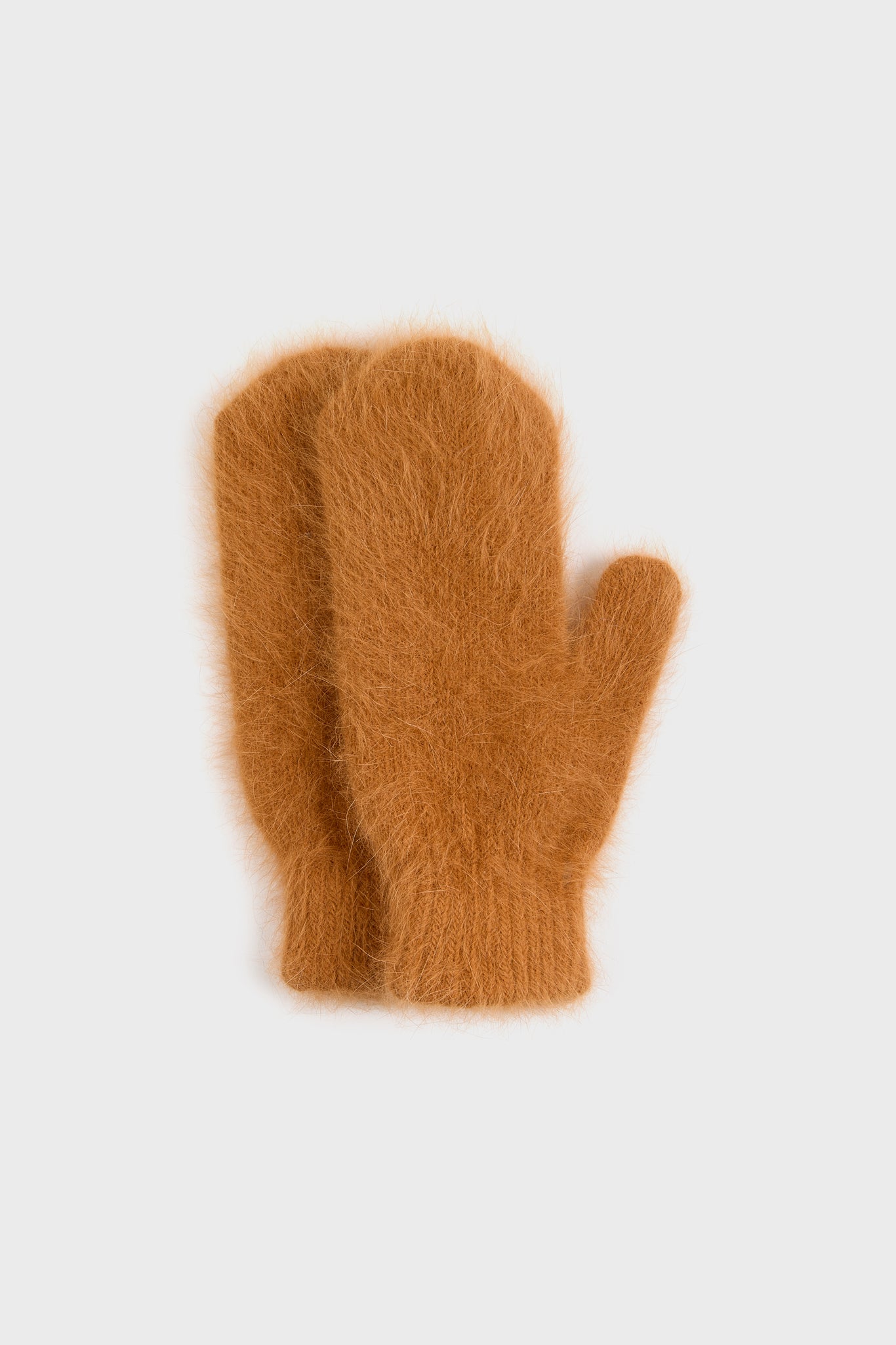 Camel mohair mittens_1