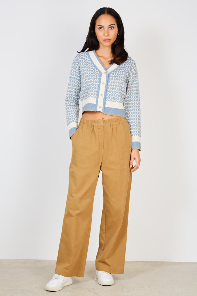 Camel brown wide leg trousers_3