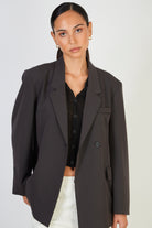 Charcoal grey slouchy blazer_2