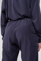 Charcoal silky jogging trousers_8