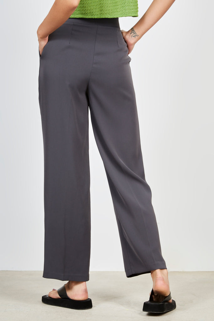 Charcoal smart tailored trousers_2