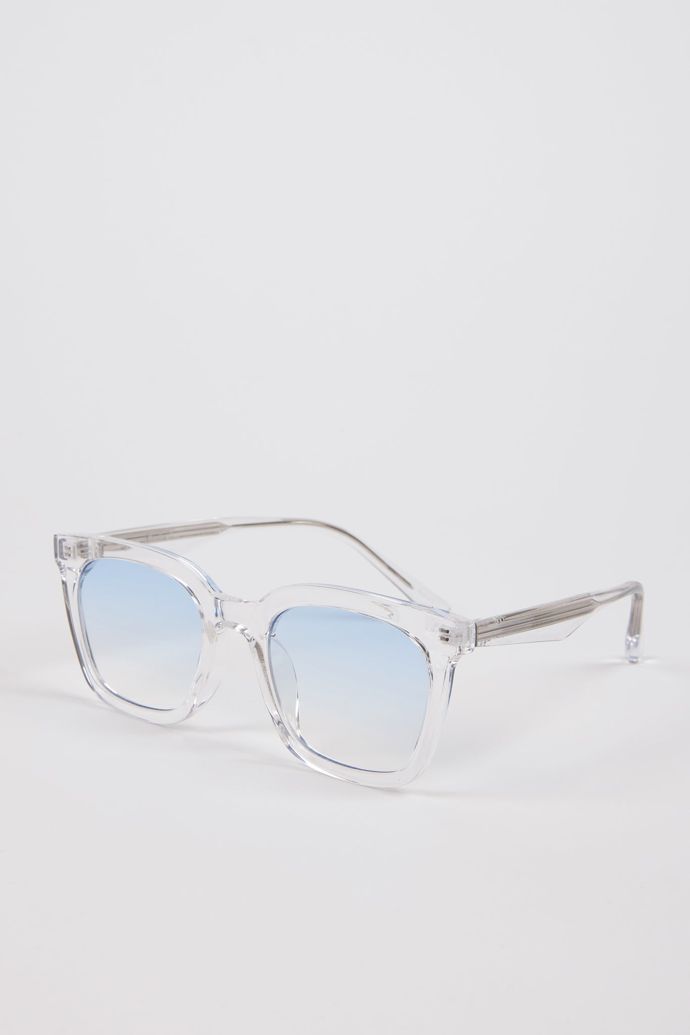 Clear square frame sunglasses_2