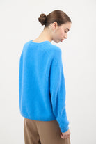 Cobalt blue pure wool ribbed jumper_2