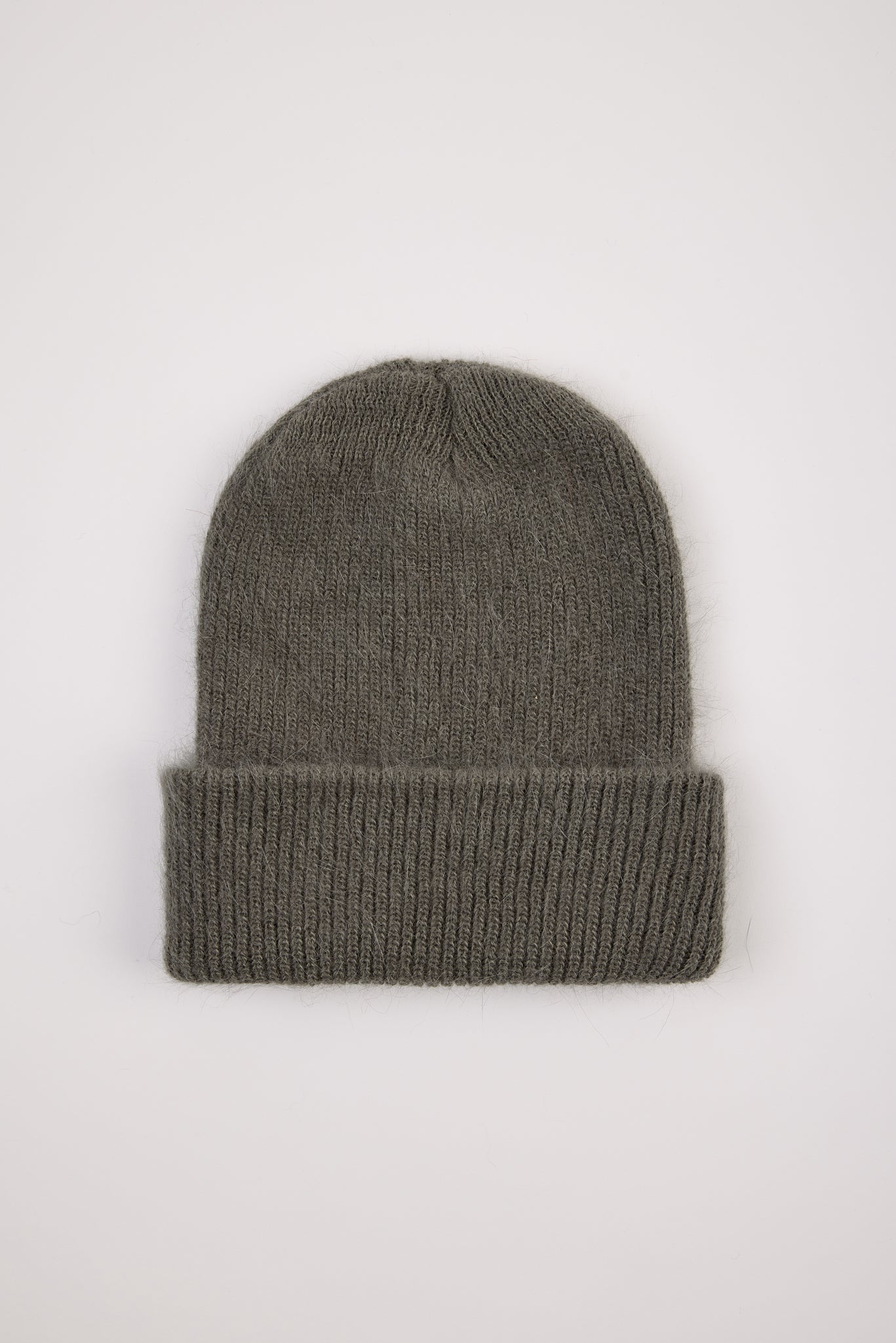 Cocoa mohair beanie hat_1