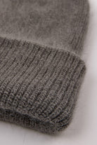 Cocoa mohair beanie hat_2