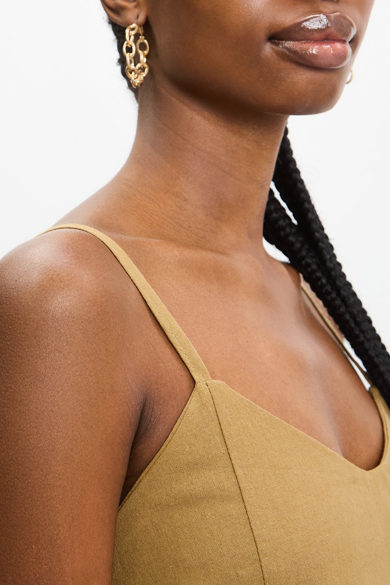 Dark camel giant tie back tank_3