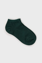 Dark green classic ankle socks_3