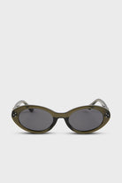 Dark khaki classic cat eye sunglasses_1