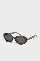Dark khaki classic cat eye sunglasses_2