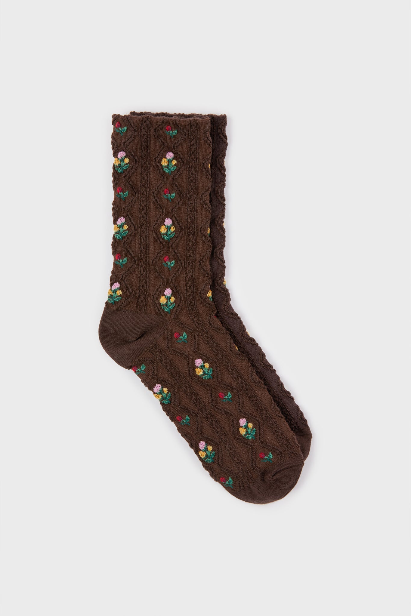 Floral garden socks - Set of 3_3
