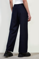 Dark denim drawstring trousers_3