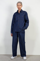 Dark denim tailored shirt_2