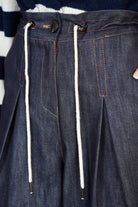 Dark denim wide leg jeans_4