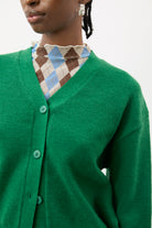 Emerald green smart cardigan_3