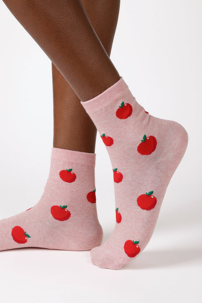 Pale pink apple socks_1