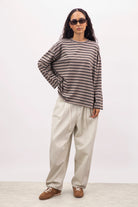 Green multi stripe long sleeve top_5