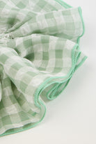 Green sheer gingham scrunchie_2