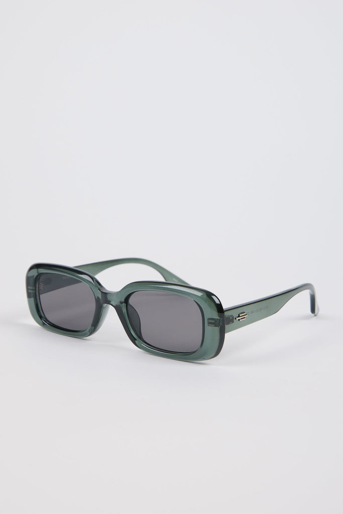 Green thick rectangular sunglasses_2