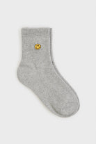 Ribbed ankle smiley face socks - Set of 3
