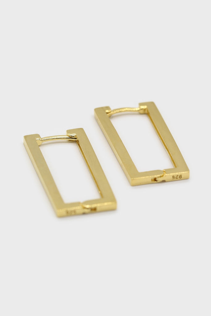 Gold perfect rectangle earrings_1