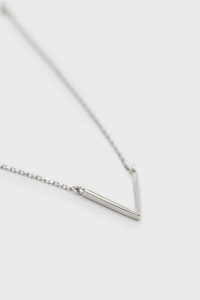 Charm necklace - Silver plunging V_1