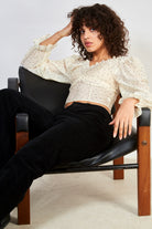 Ivory and black polka dot blouse_6