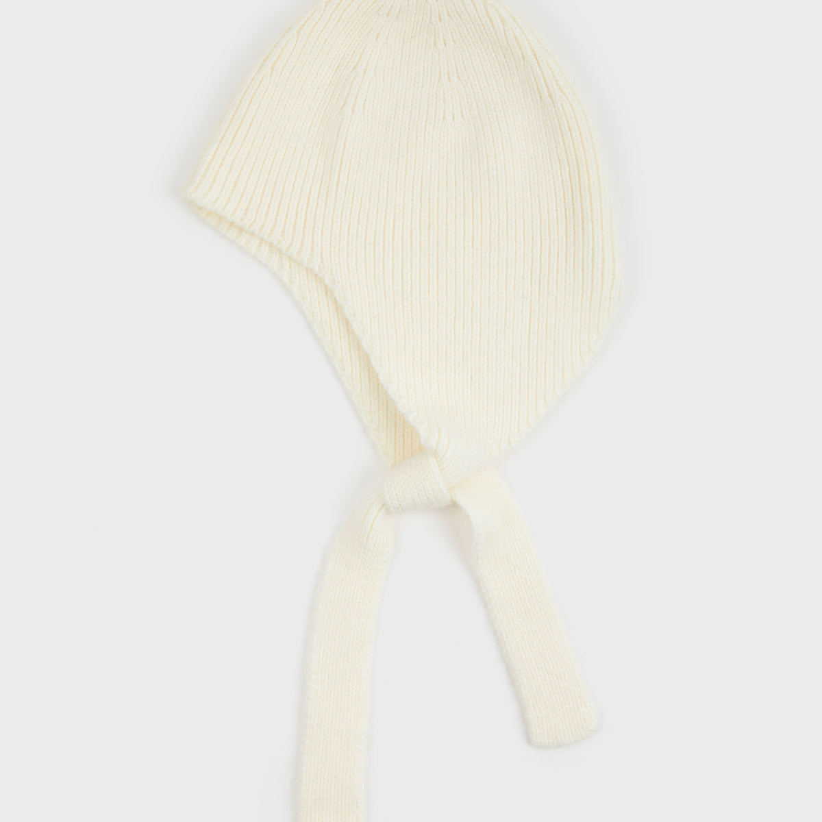Ivory angora bonnet | Glassworks London