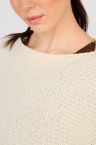 Ivory horizontal rib boat neck jumper_3