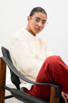 Ivory rainbow fleck smooth jumper_5