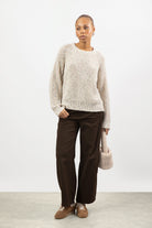 Ivory rainbow knit raglan jumper_5