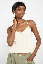 Ivory ribbed knit tank_1