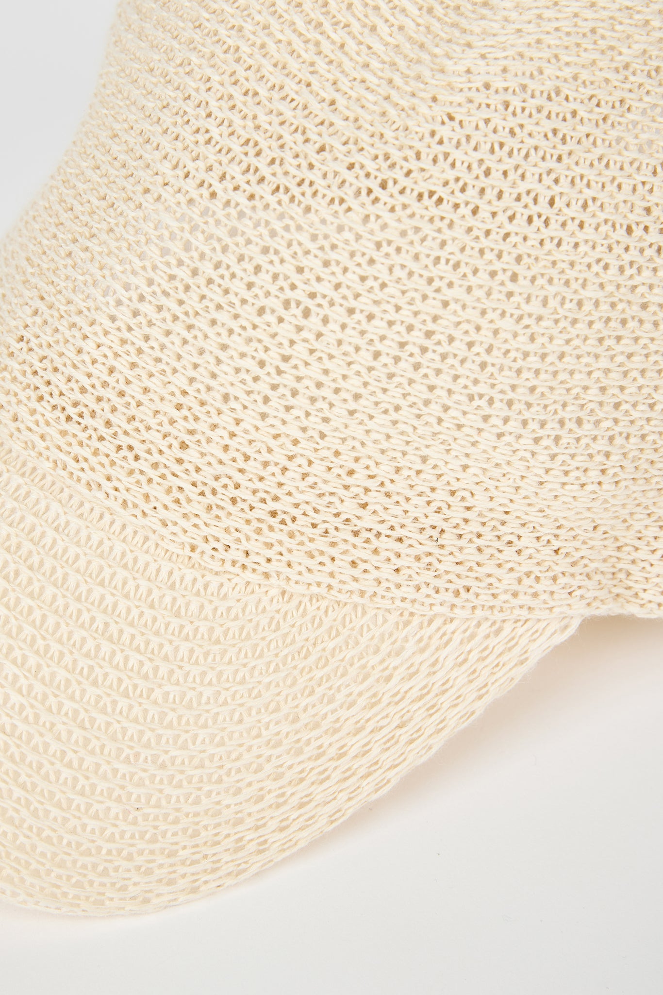 Ivory straw weave baseball hat_4