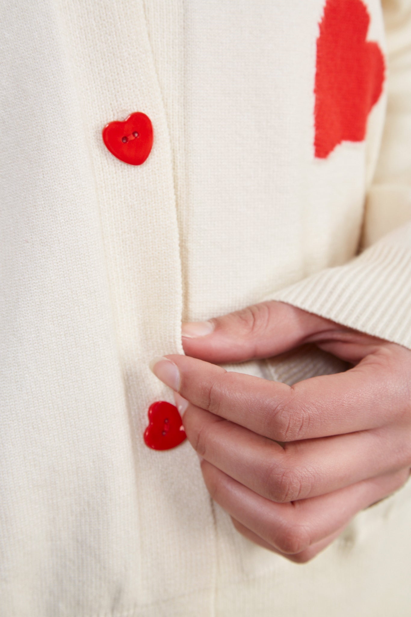 Ivory and red intarsia hearts cardigan_5