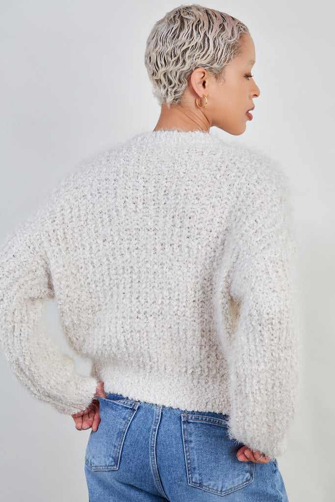Ivory thick fuzzy sweater_3