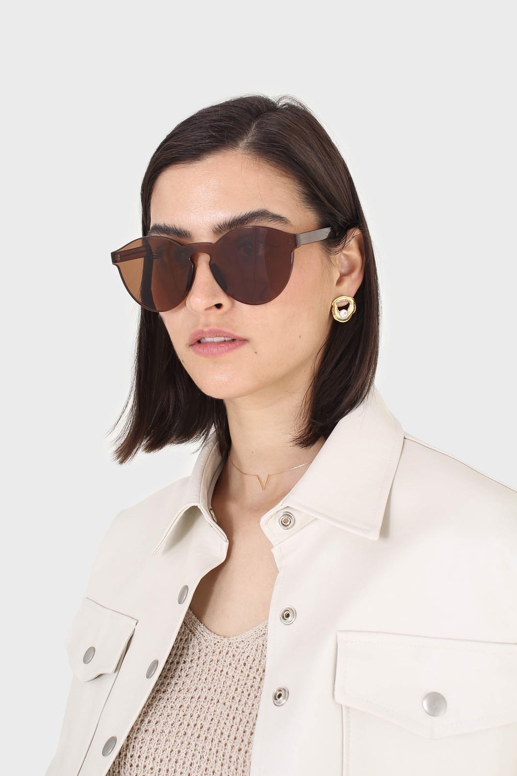 Ivory vegan leather cropped shirt jacket_9