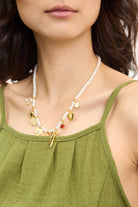 Khaki tie waist thin strap midi dress_4