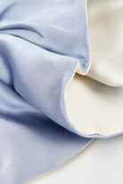 Light blue and ivory silky scrunchie_2